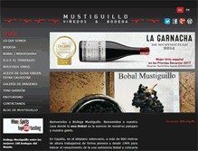 Tablet Screenshot of bodegamustiguillo.com